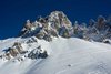 Saulire Express w górę w kierunku Courchevel