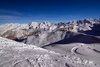 Dent de Burgin 2739m - powrót do Meribel