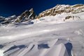 Z Plateau Rosa 3480 m.n.p.m. do Breuil-Cervinia
