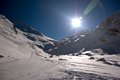 Zjazd z Rothorn 3103 m.n.p.m.