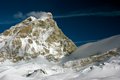 Matterhorn - widok z Breuil-Cevinia