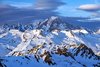 Les Arcs, widok na Mont Blanc