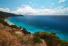 Lefkada - plaża Pefkoulia - najdłuższa na wyspie