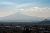 Popocatépetl widziany z Choluli