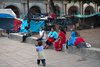 Oaxaca - protestujący  indianie