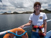 DSC2216  Titicaca jest długie na 190 kilometrów i sięga od peruwiańskiego Puno, aż po La Paz, stolicę Boliwii.