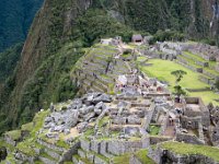 DSC3009  Machu Picchu. Miasto zbudowano w II połowie XV wieku podczas panowania jednego z najwybitniejszych władców Pachacuti Inca Yupanqui (1438–1471).
