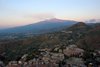 Etna o świcie z Taorminy